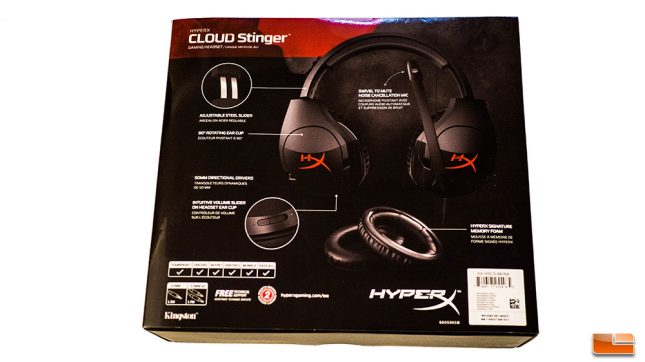 HyperX Cloud Stinger Packaging