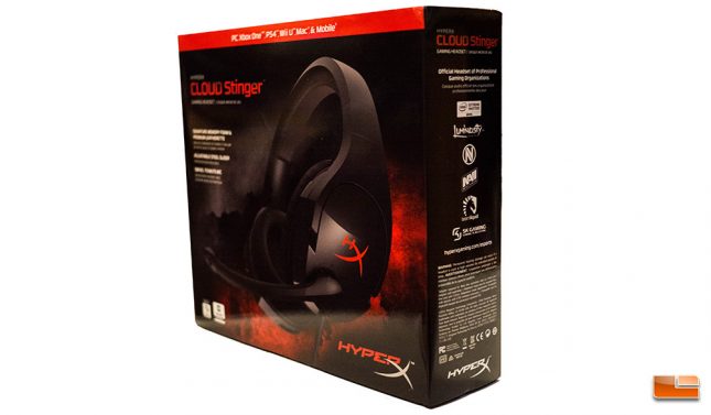 HyperX Cloud Stinger Packaging