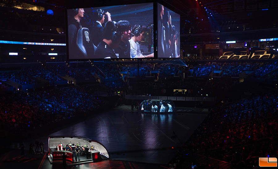League Of Legends World Championship Finals At The Staples Center