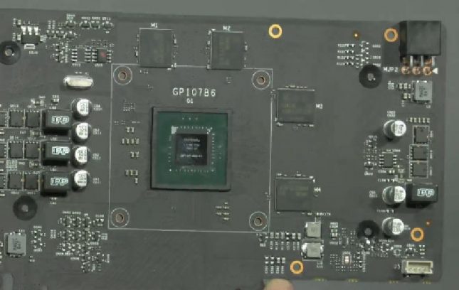 NVIDIA GeForce GTX 1050 Ti PCB
