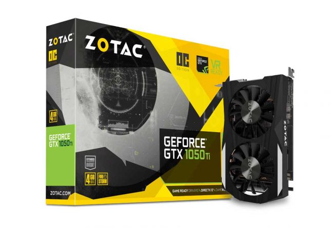 ZOTAC GeForce GTX 1050 Ti