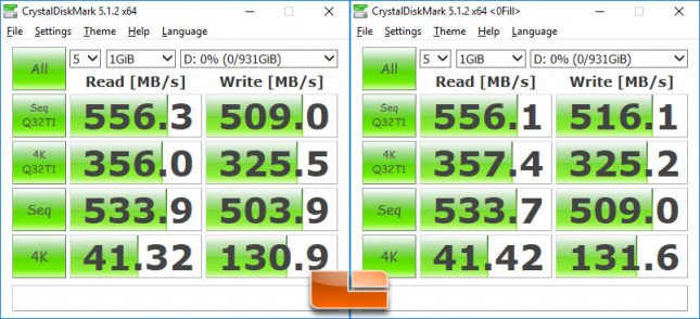 WD Blue 1TB SSD CrystalDiskMark