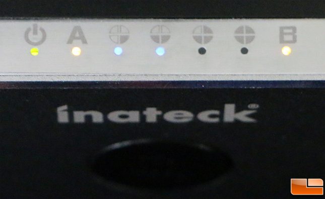 Inateck FD2102 Docking Station LED Status Lights
