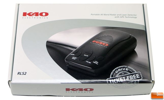 K40 RLS2 Radar Detector Retail Box