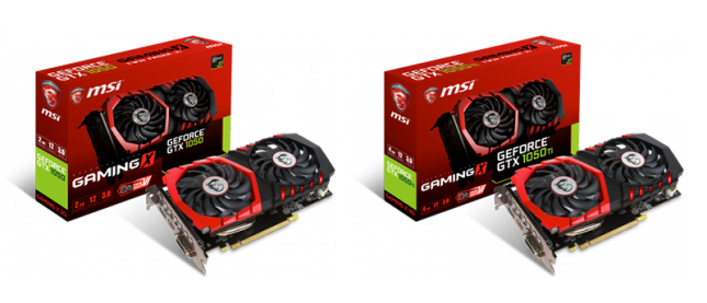 MSI GeForce GTX 1050 Ti