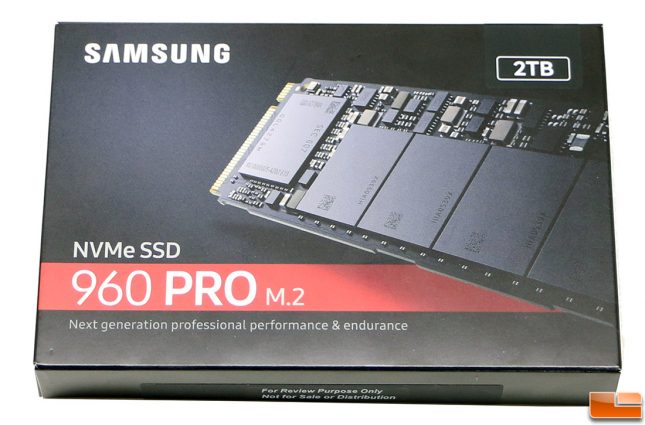 Samsung SSD 960 Pro 2TB Retail Packaging