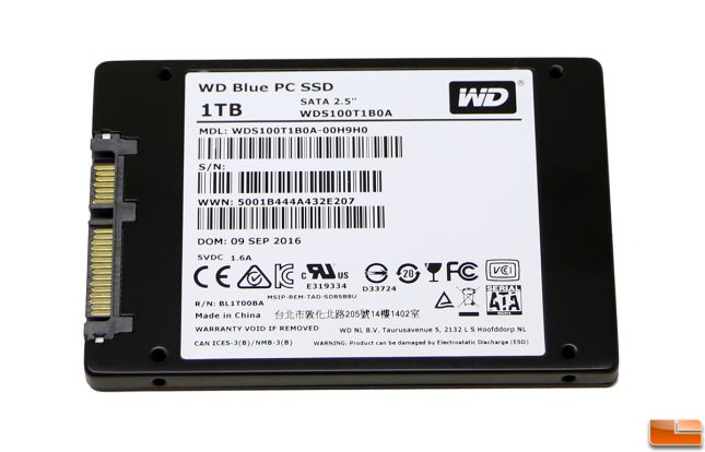 WD Blue 1TB SATA SSD