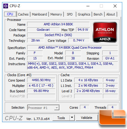 AMD Athlon X4 880K