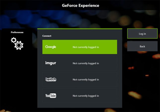 GeForce Experience Connect