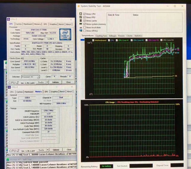 Intel Core i7-7700K Processor Overclock