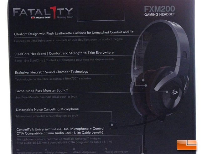 Fatal1ty FXM200 Box Rear