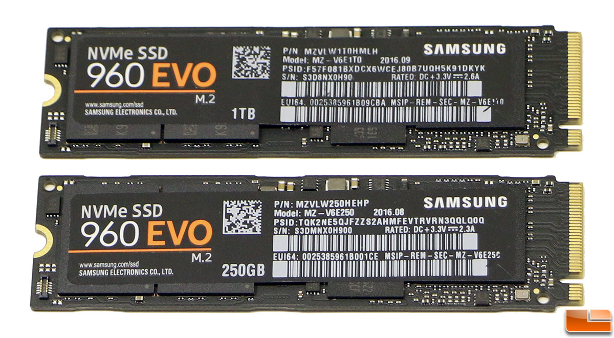 ler Lab varsel Samsung SSD 960 EVO Review - 250GB and 1TB NVMe M.2 Drives Tested - Legit  Reviews