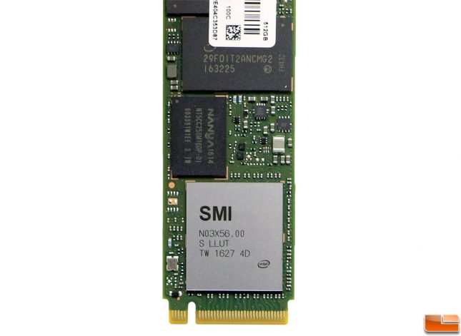 SMI SM2260 Controller on the Intel SSD 600p