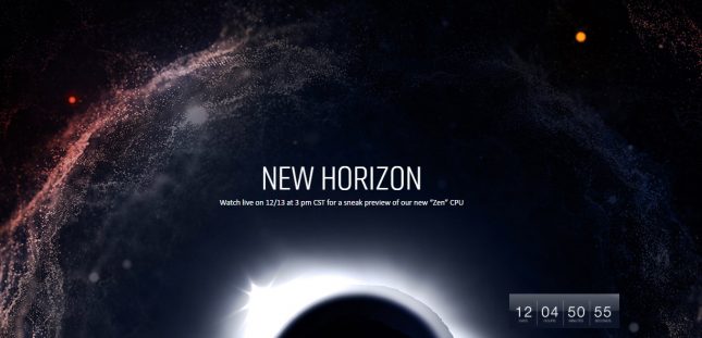 AMD Zen New Horizon Event