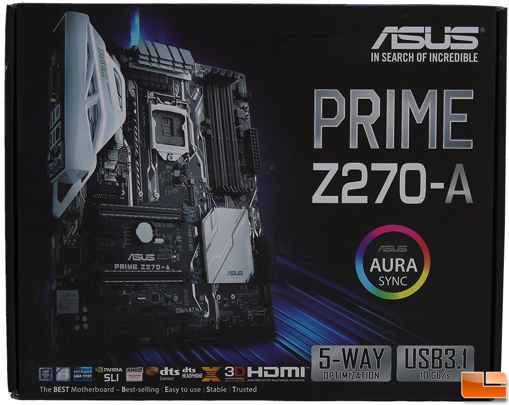 ASUS Prime Z270-A Motherboard Review - Page 2 of 11 - Legit Reviews