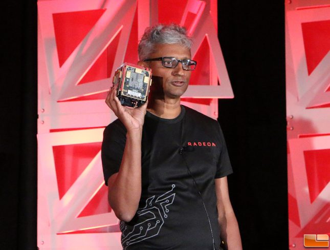 AMD VEGA Cube Held By Raja