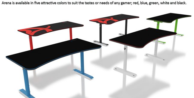 Arena Gaming Desk Color Choices