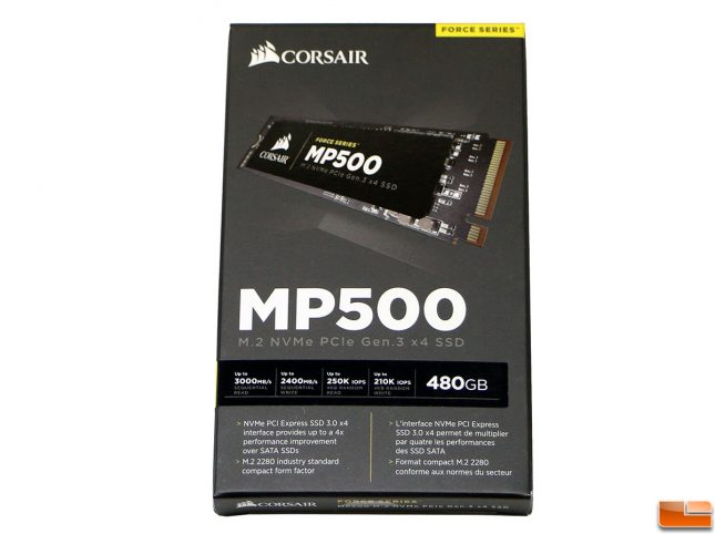 Corsair Force MP500 M.2 NVMe SSD