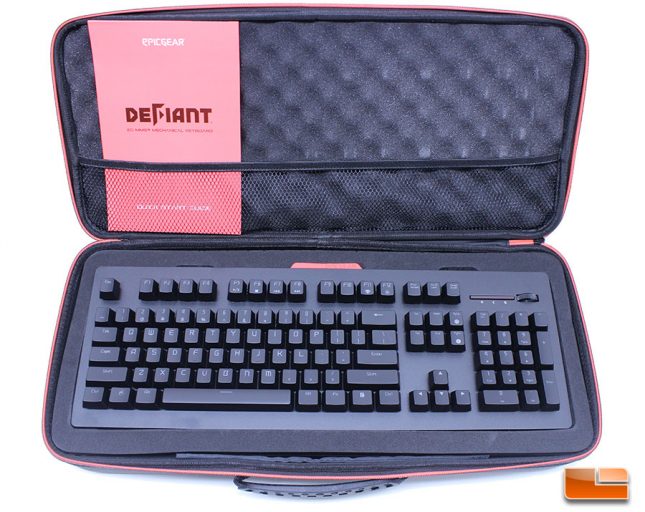 EpicGear DeFiant Keyboard Kit Opened