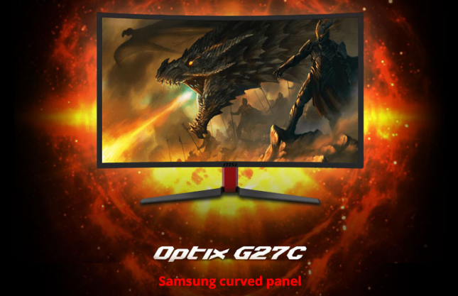 MSI Optix G27C 27" Curved Gaming Monintor