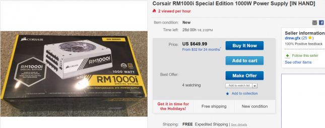 Corsair RM1000i Special Edition 