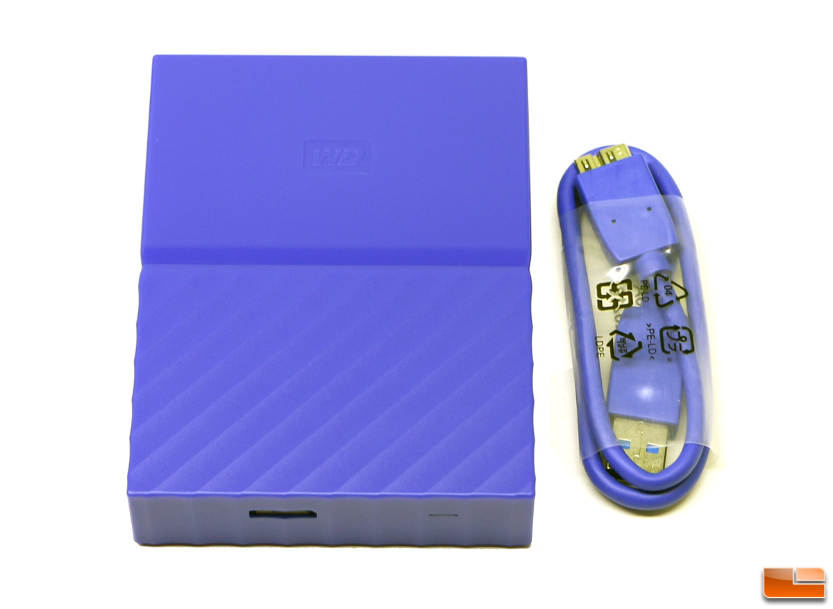 WD 4TB Blue My Passport Portable Hard Drive USB 3.0 WDBYFT0040BBL-WESN 