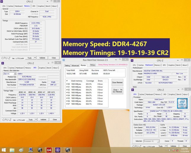 4266mhz DDR4 memory