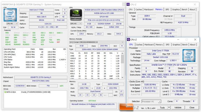 Core i7-7700K Overclock