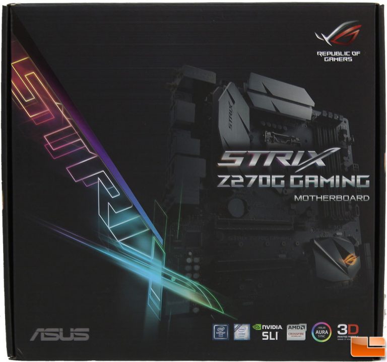 ASUS ROG STRIX Z270G Gaming mATX Motherboard Review Legit Reviews