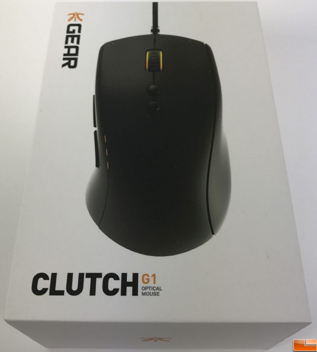 Fnatic Clutch G1 Gaming Mouse Box Top