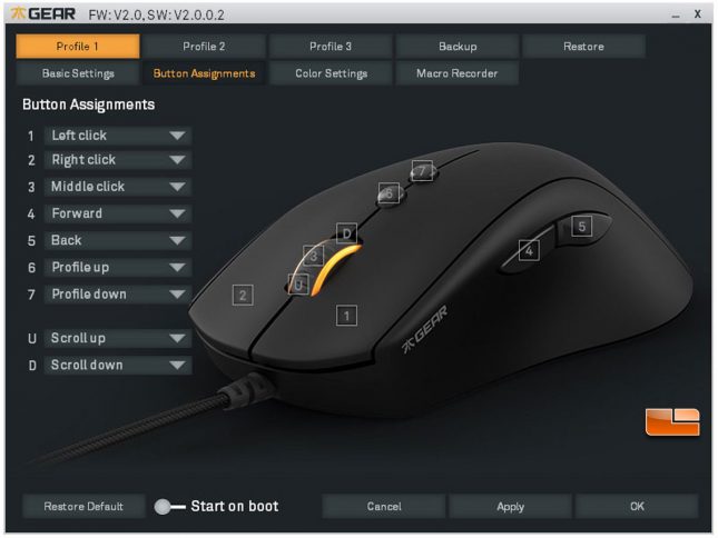 Fnatic Clutch G1 Gaming Mouse Software