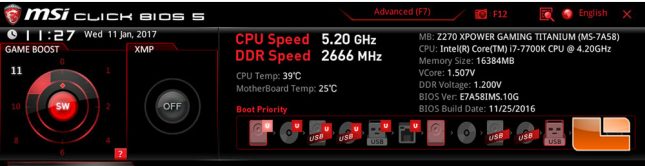 MSI Z270 XPower Gaming Titanium