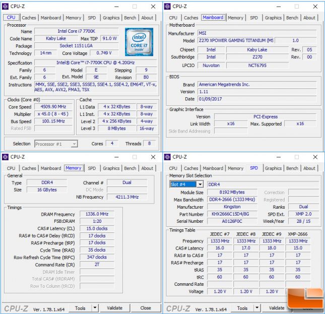 MSI Z270 XPower Gaming Titanium