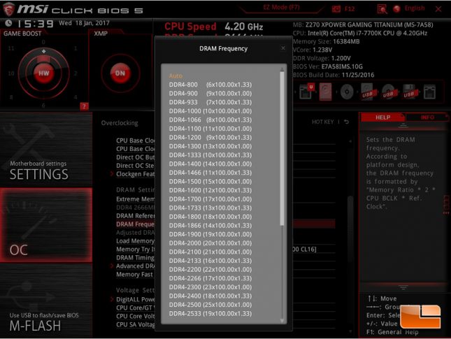 MSI Z270 XPower Gaming Titanium UEFI