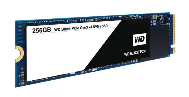 WD Black PCIe SSD 256GB