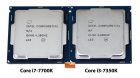 Intel Core i7-7700K and Core i3-7350K