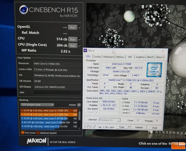 Intel Core i7-7350K Overclock to 5.0 GHz