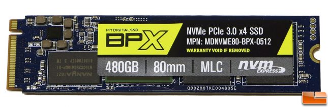 MyDigitalSSD BPX 480GB SSD