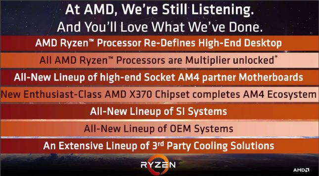 Ryzen Processor Overview