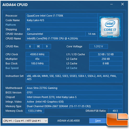 ASUS STRIX Z270G Gaming