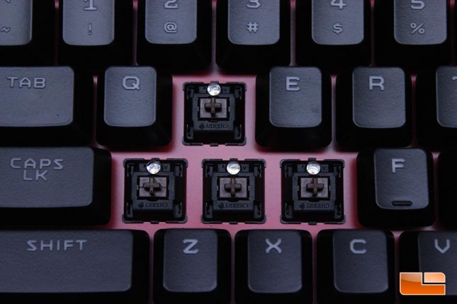 Azio Armato - Key Caps Removed