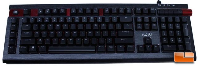 Azio Armato Gaming Keyboard - No Wrist Rest