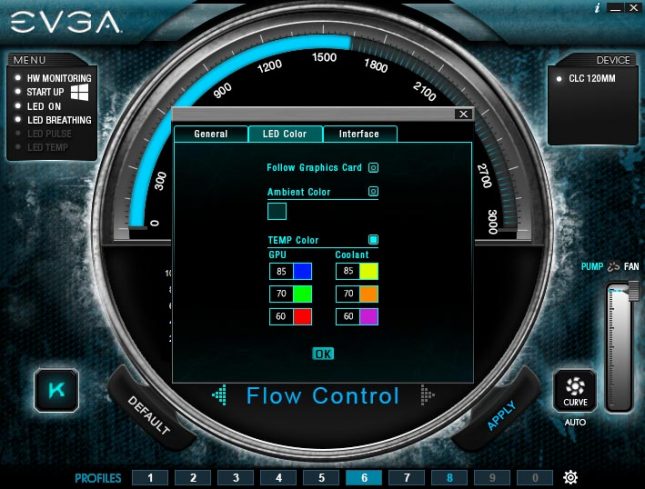 EVGA Flow Control Software
