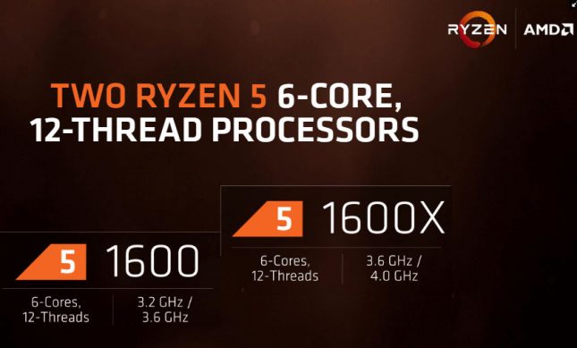 AMD Ryzen 5 1600