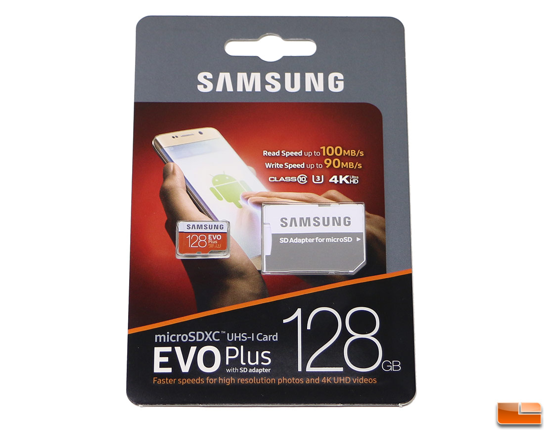 Samsung EVO Plus 128GB MicroSDXC Memory Card Review - Legit Reviews