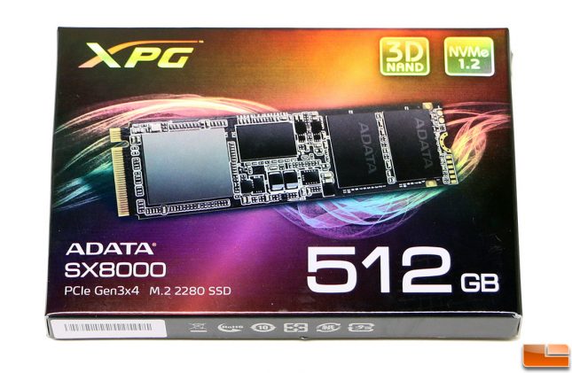 ADATA XPG SX8000 PCIe SSD
