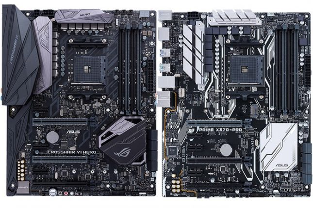 ASUS X370 Boards