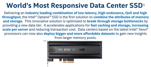 Intel Optane SSD DC P4800X