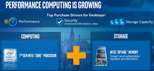 Desktop Performance Computing - Intel Optane Memory