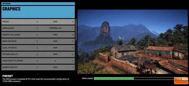 Ghost Recon Wildlands Image Quality Settings